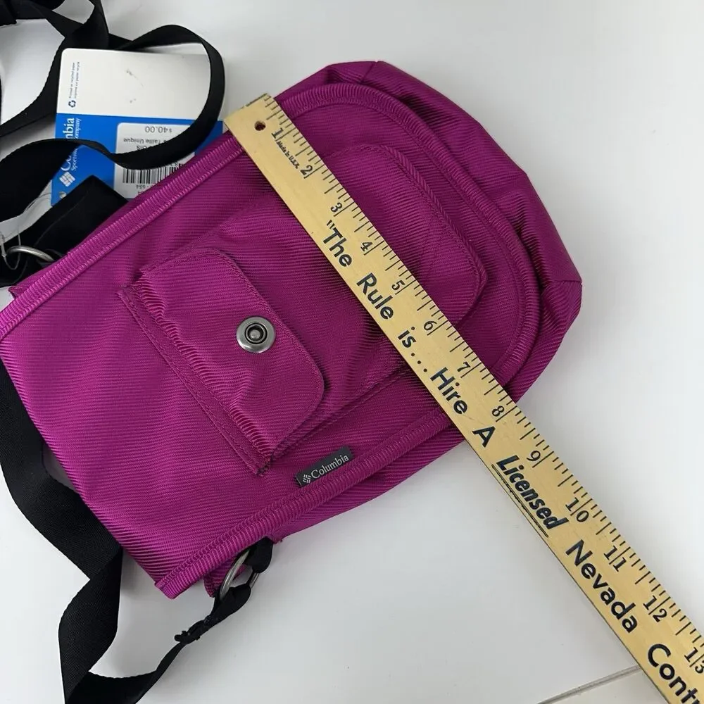 Columbia Crossbody Bag Womens OS Fuchsia Azza Sporty Messenger Nylon